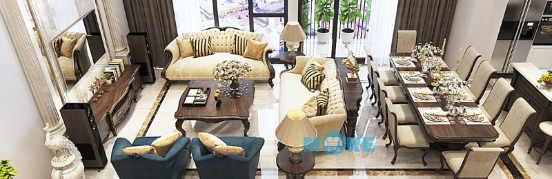 sofa tân cổ điển